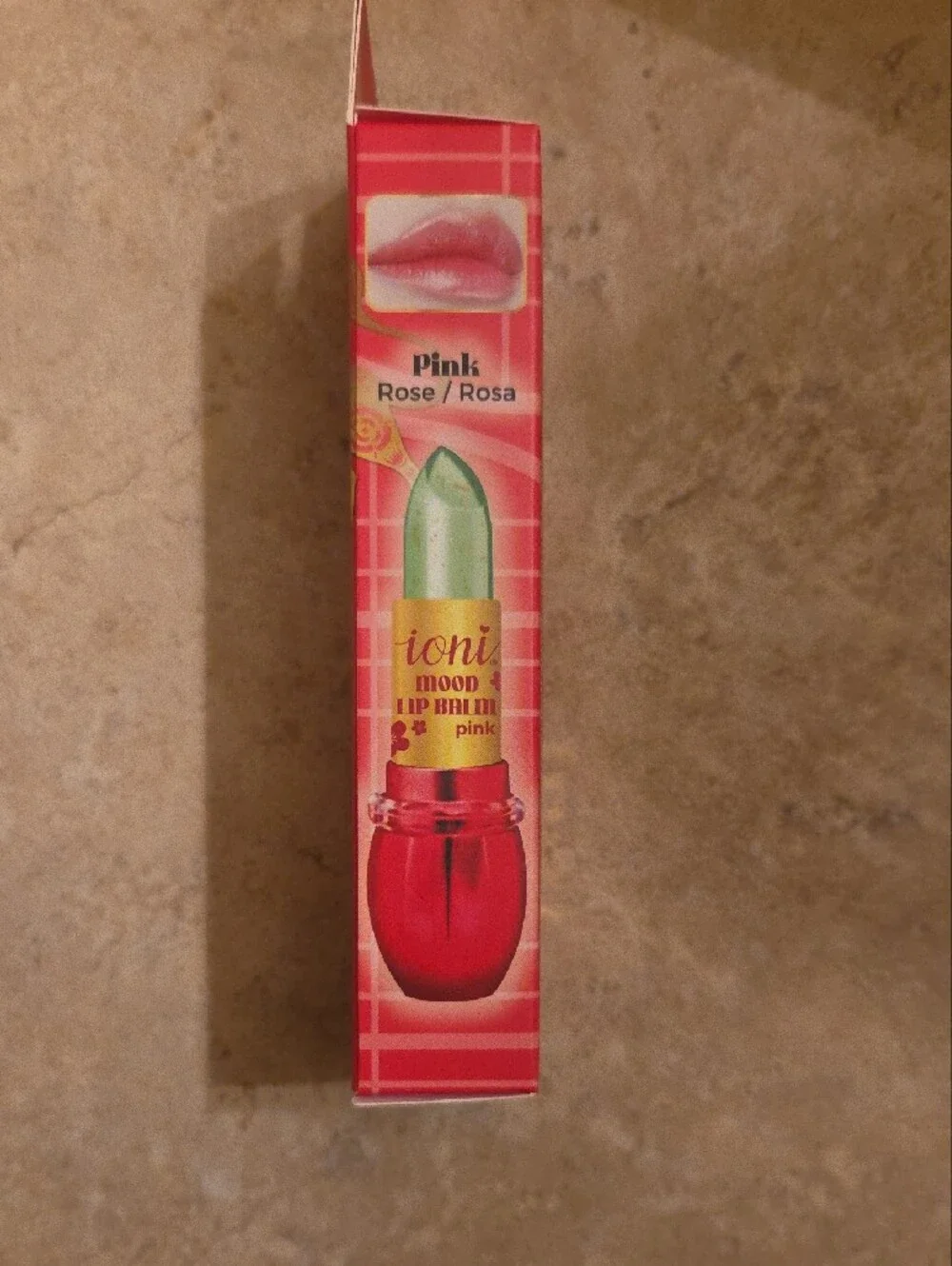Ioni Mood Lip Balm in Pink - Color-Changing Hydrating Balm